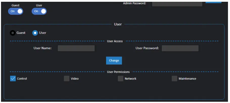 BLUSTREAM AMF41W Multi Format Presentation Hub - setting