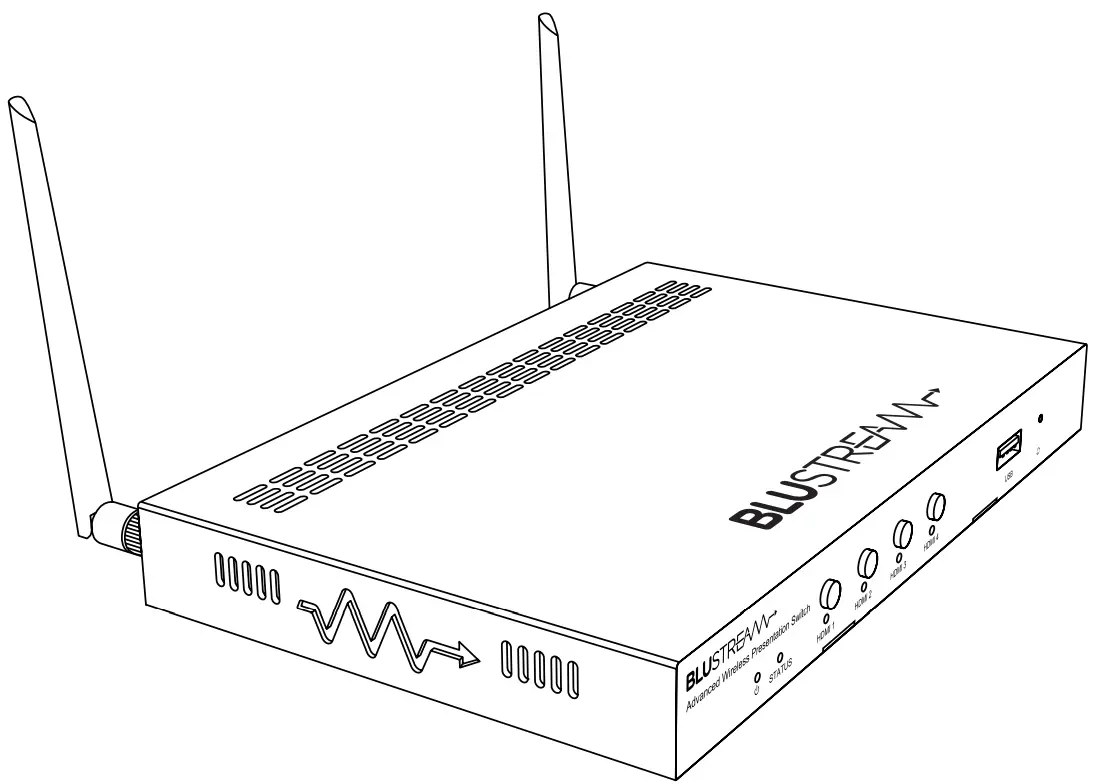 BLUSTREAM AMF41W Multi Format Presentation Hub