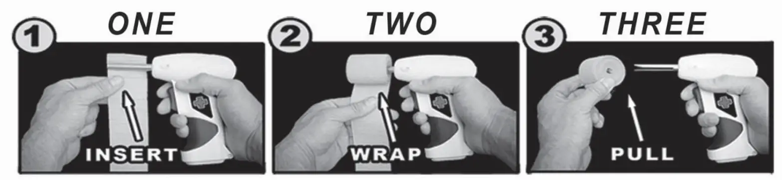 WRAP WRENCH B00JE3S0SI Professional Sports and Medical Wrap and Bandage Roller - fig