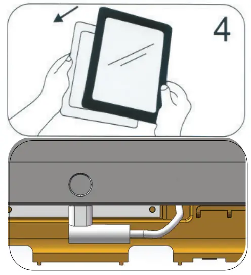 CTA PAD-AUTICC Vehicle Mount with Inductive Charging Case Kit - Once tablet