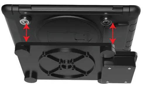 CTA PAD-AUTICC Vehicle Mount with Inductive Charging Case Kit - Tablet into Dock