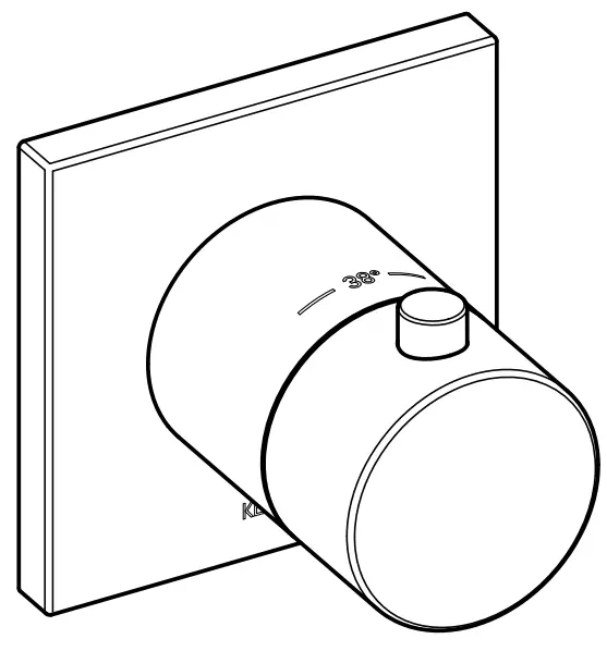 KEUCO 59553 010001 IXMO Thermostatic Shower Mixer -