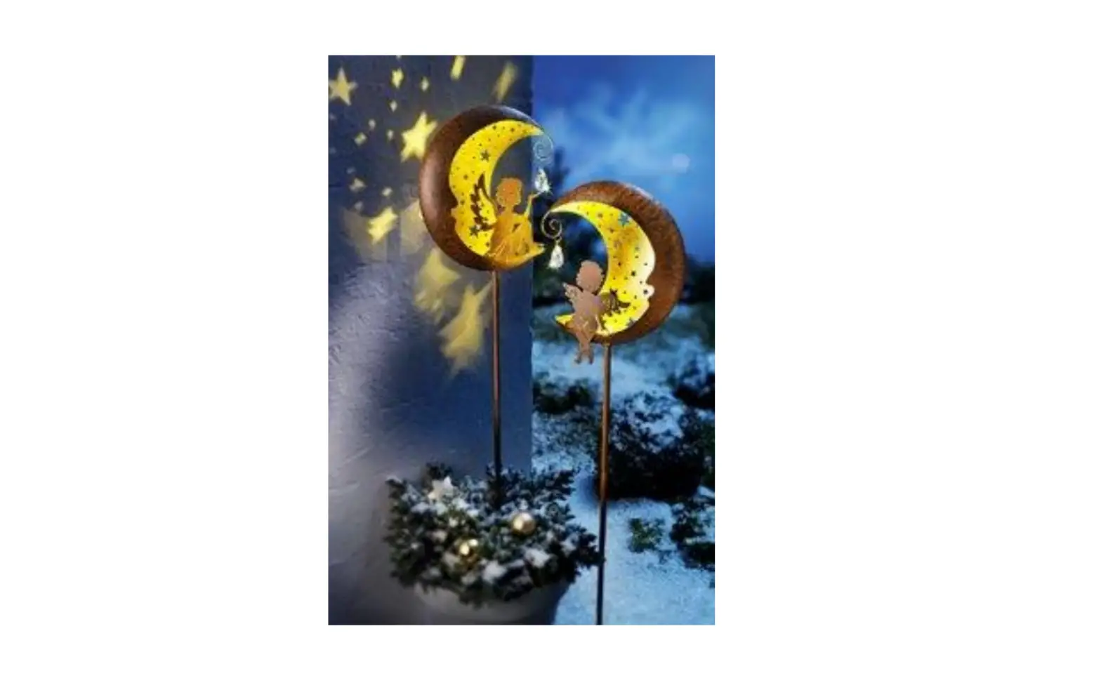 Coopers Of Stortford K897i Set 2 Light Up Angel Stake Lights Instruction Manual