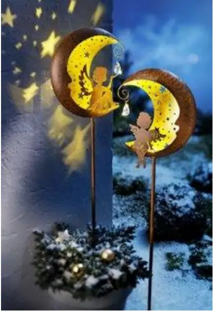 Coopers OF STORTFORD Set 2 Light Up Angel Stake Lights 01