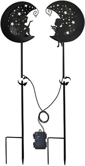 Coopers OF STORTFORD Set 2 Light Up Angel Stake Lights A02