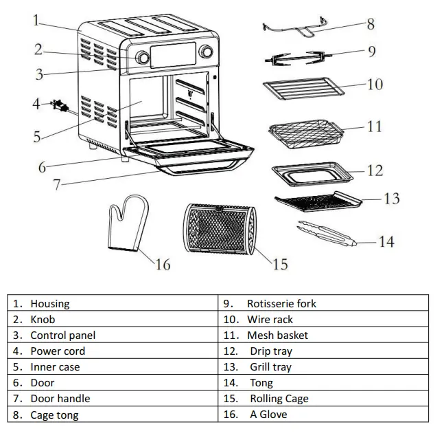 Tintalk-AF520T-Air-Fryer-Oven-FIG-1