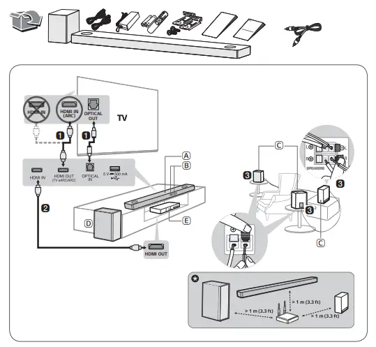LG SP8YA Wifi Sound Bar -
