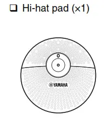 Hi-hat pad (×1)