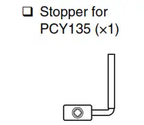 Stopper for PCY135 (×1)