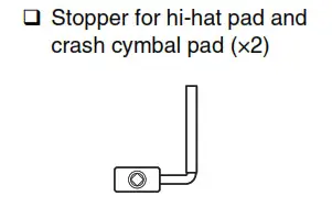 Stopper for hi-hat pad