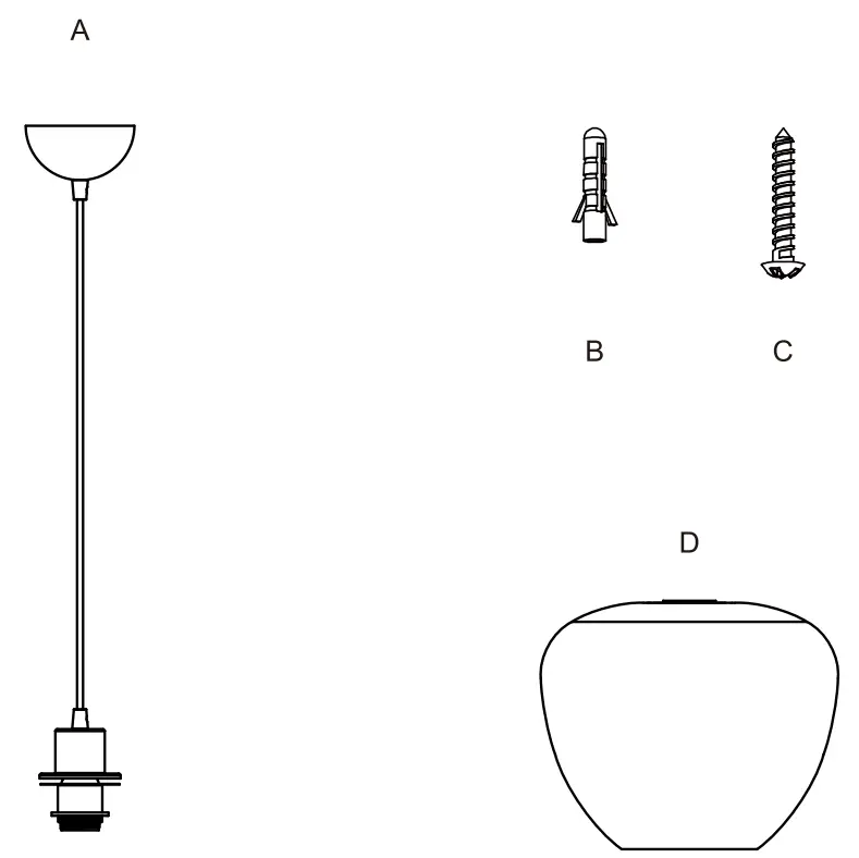 NOVA LIFE KELLY Interior Pendant fig 3