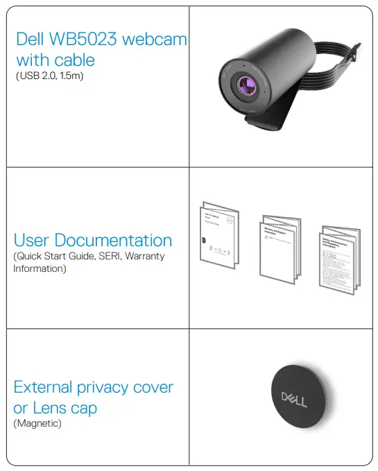 DELL WB5023 Pro Webcam-1