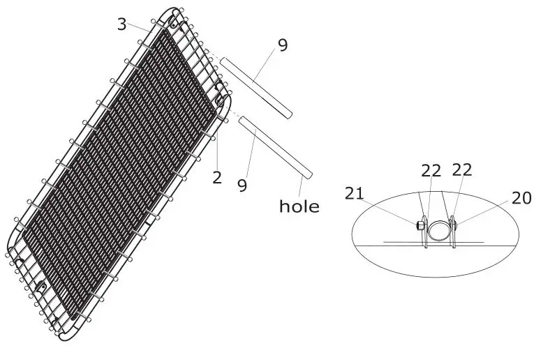 EXIT Kickback HL Rebounder - Attach the Rear Straight Pipe (9) to the Upper Left L Pipe