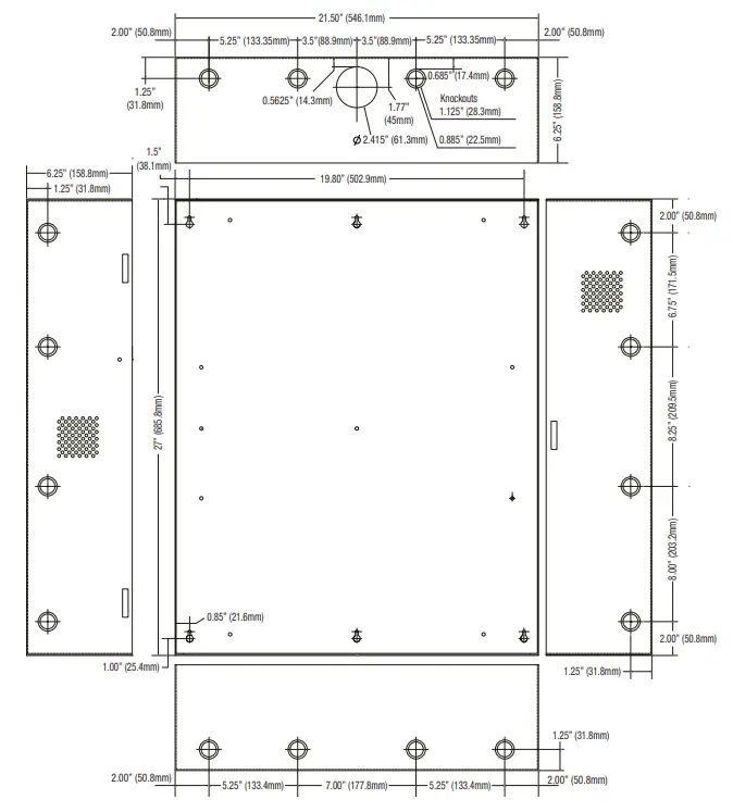 Altronix TROVE-T2PXK78-T2PXK78D-8-Door-Access-and-Power-Integration-Kit-Fig-07