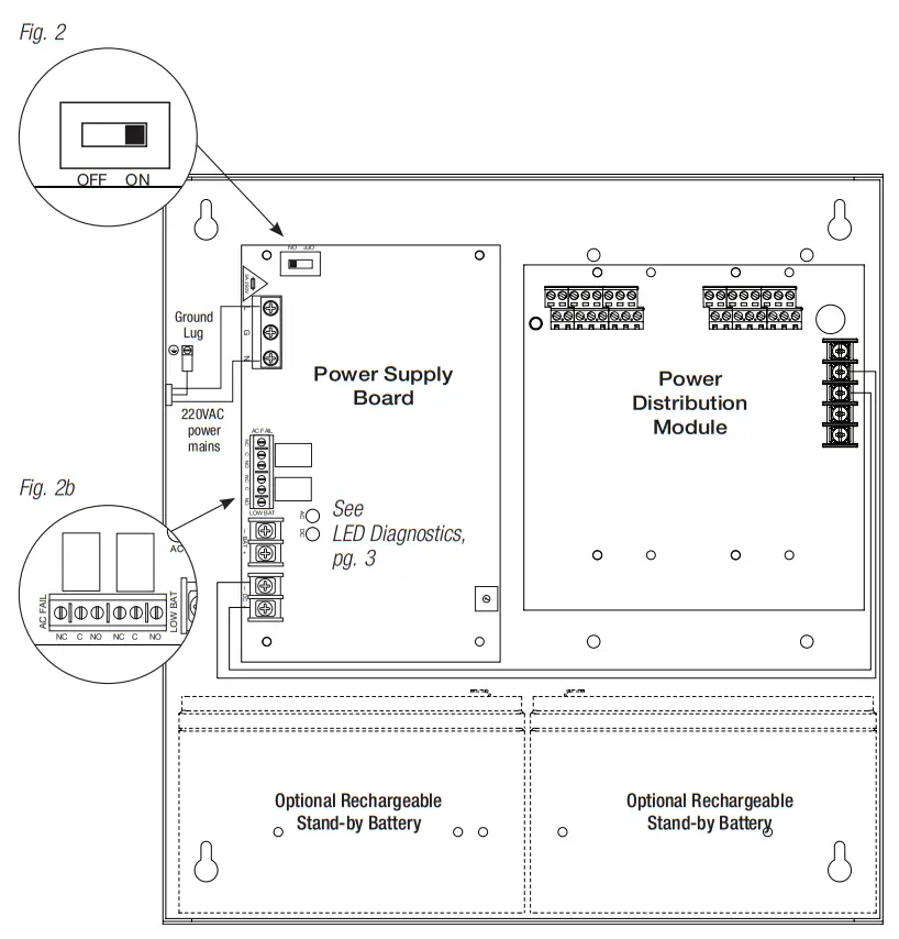 Altronix SMP10C24X220 Power Supply Charger - fig 2
