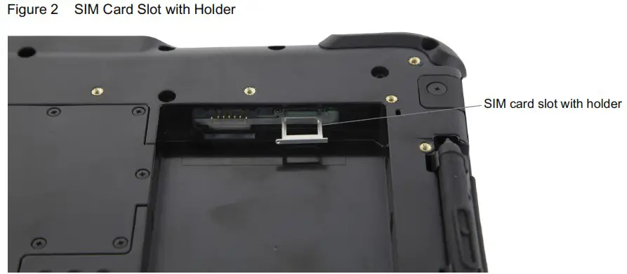ZEBRA L10 Rugged Tablet - Inserting a SIM Card 2