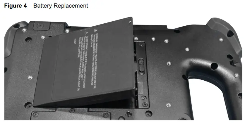 ZEBRA L10 Rugged Tablet - Installing the Battery 1
