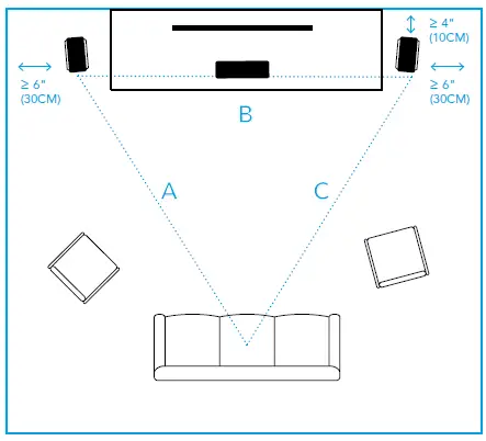 Definitive Technology BP-9060 Tower Speaker Height Elevation 2