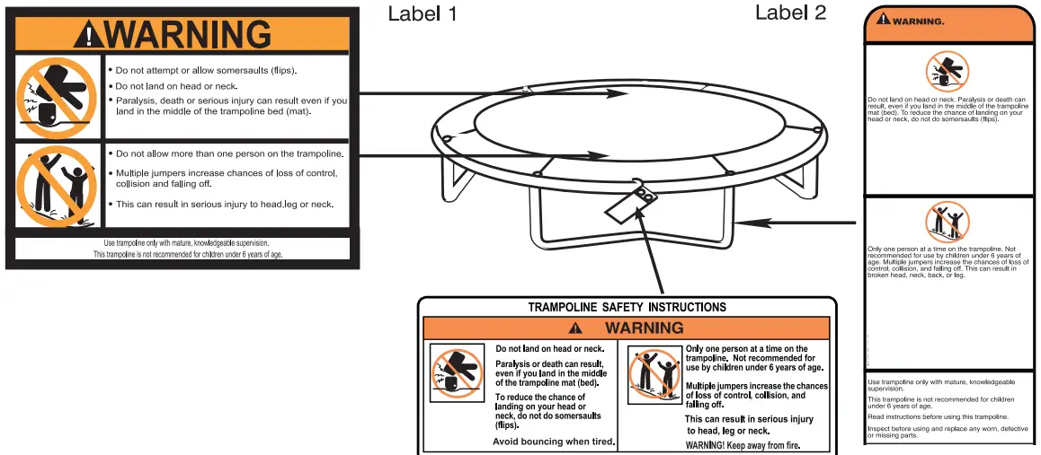 Jump King BZJP55Y 55in My First Trampoline - FIGURE 1