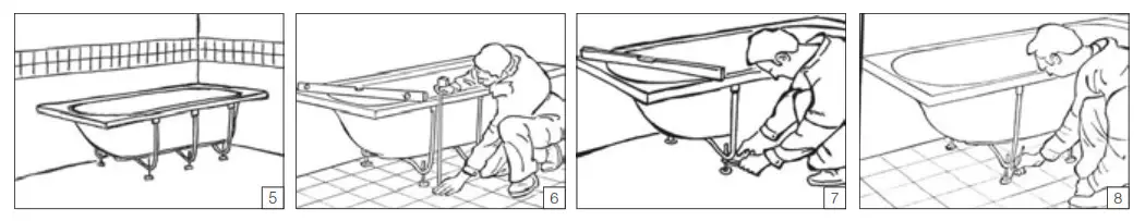 VitrA 52510001000 Tap Hole Single Ended Bath - bathtub