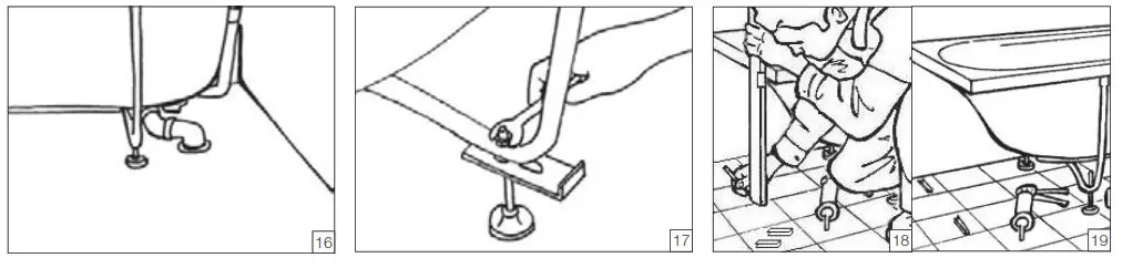 VitrA 52510001000 Tap Hole Single Ended Bath - fig 1
