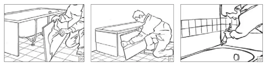 VitrA 52510001000 Tap Hole Single Ended Bath - fig3