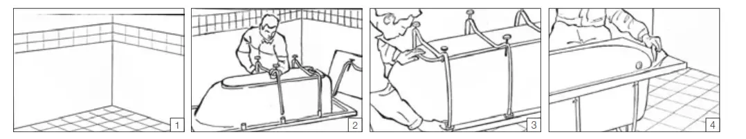 VitrA 52510001000 Tap Hole Single Ended Bath