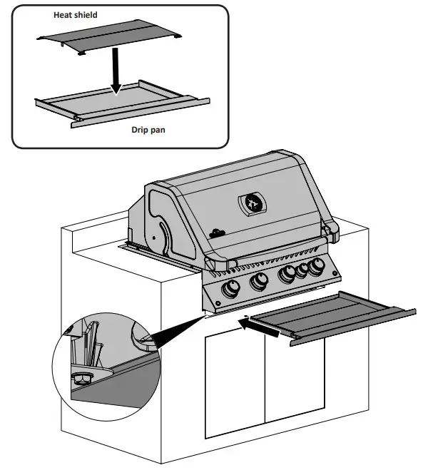 NAPOLEON BIP500RB 3 Prestige 500 Built-In Gas Grill with Rotisserie - operating the unit2