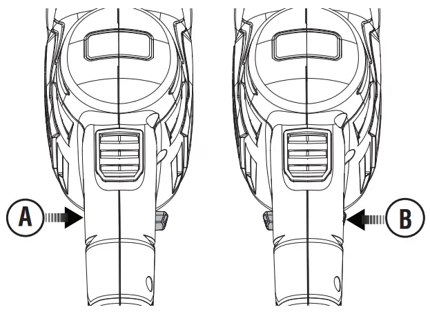 TURNING THE SAW ON/OFF