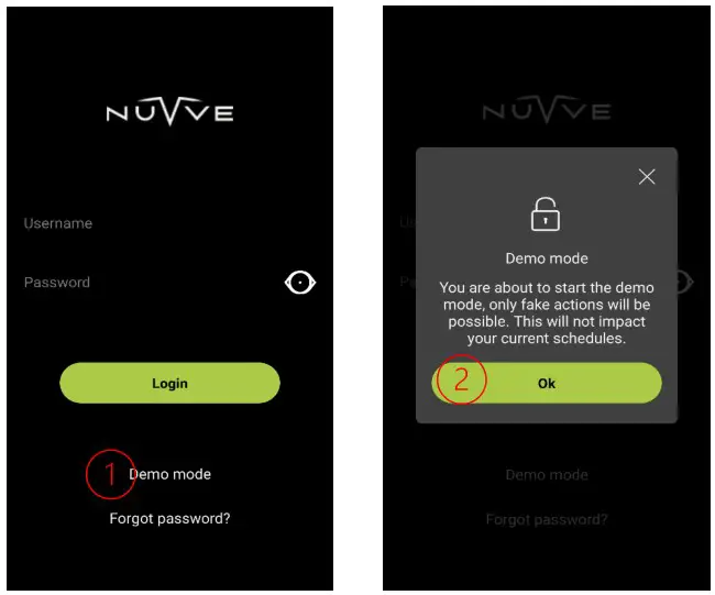 NUVVE FleetBox App - Demo Mode
