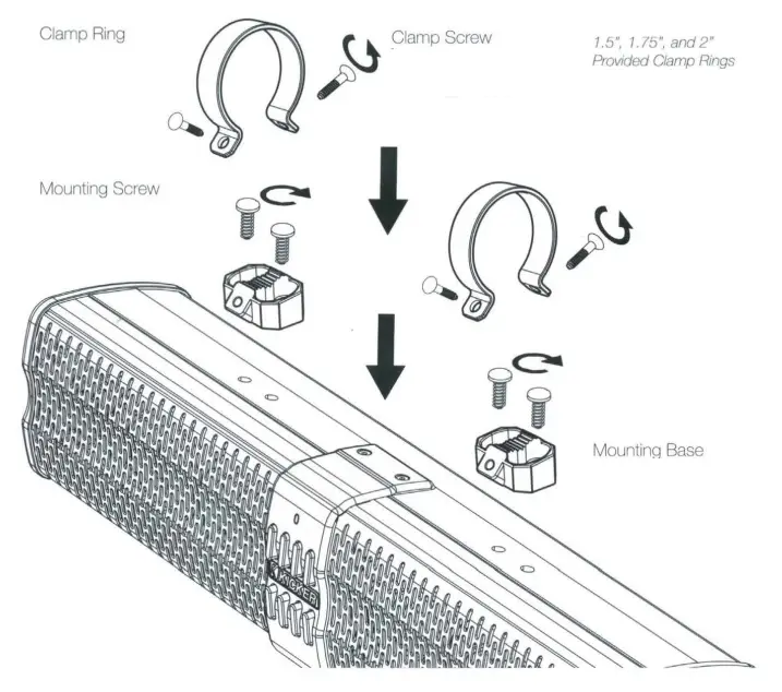 KICKER PowerBar KPB1 Amplified Weatherproof Bar Mount Speaker System with Bluetooth - fig 12