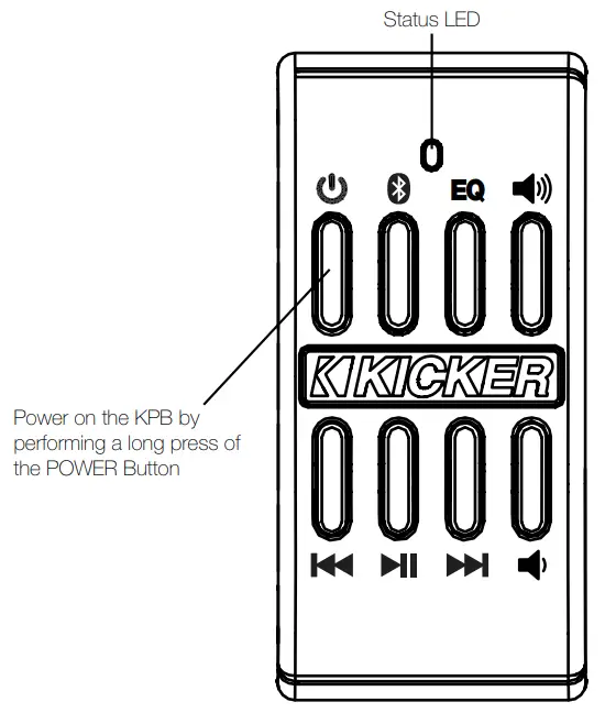 KICKER PowerBar KPB1 Amplified Weatherproof Bar Mount Speaker System with Bluetooth - fig 5