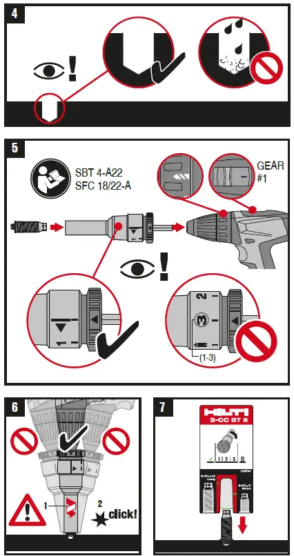 HILTI S-BT-MF M8 M10 Threaded Studs & Standoffs-5