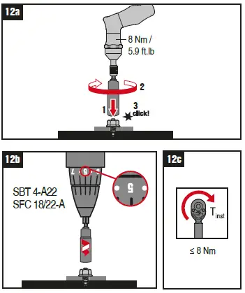 HILTI S-BT-MF M8 M10 Threaded Studs & Standoffs-8