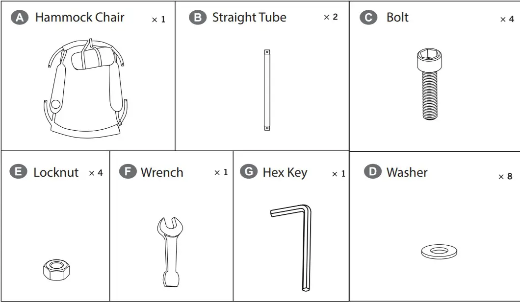 Sunnydaze Hanging Hammock with Armrest-2