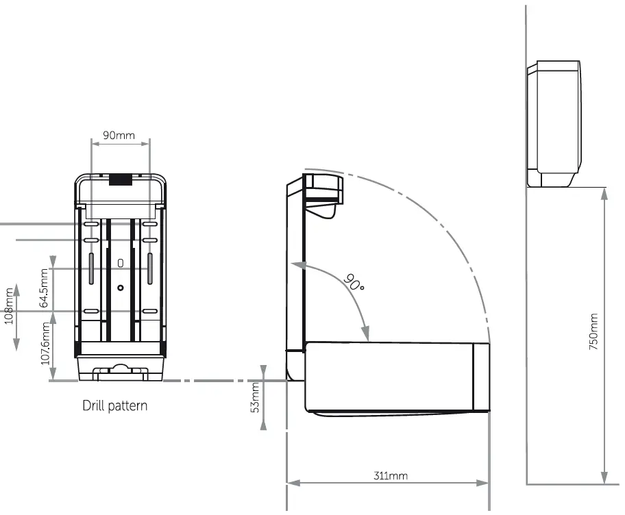 Kimberly-Clark-53659-ICON-Single-Sheet-Toilet-Paper-Dispenser-FIG-3