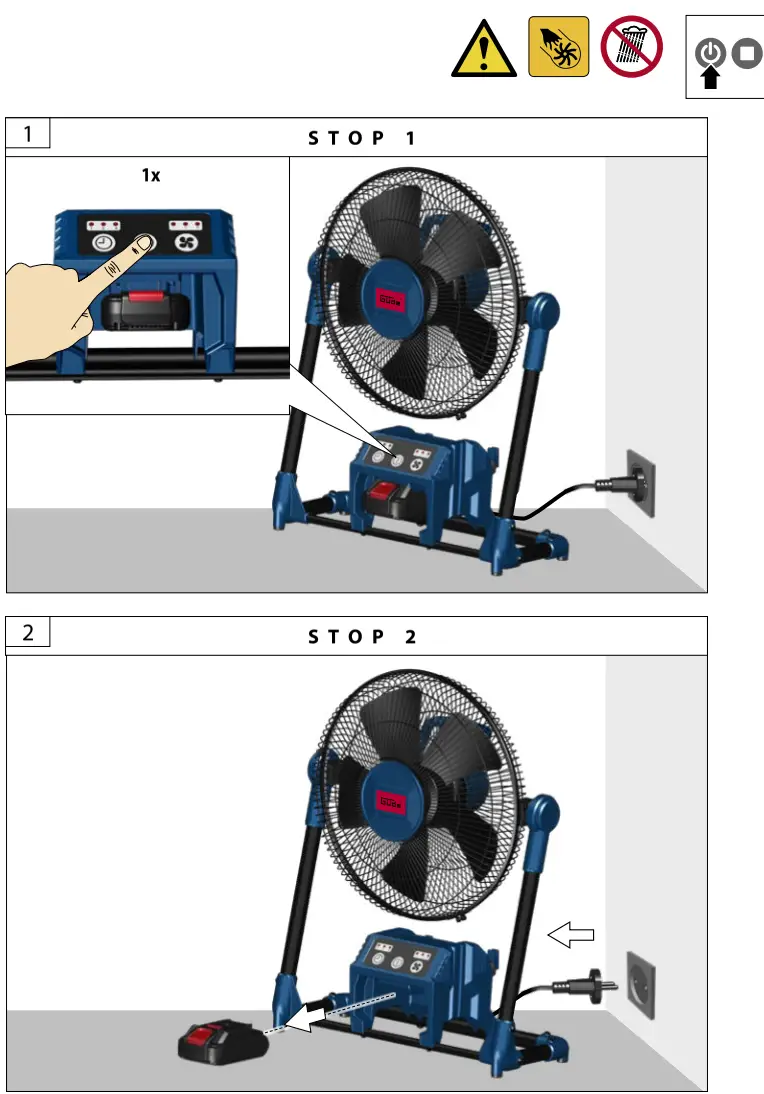 Gude V18-0 Fan Battery fig 4