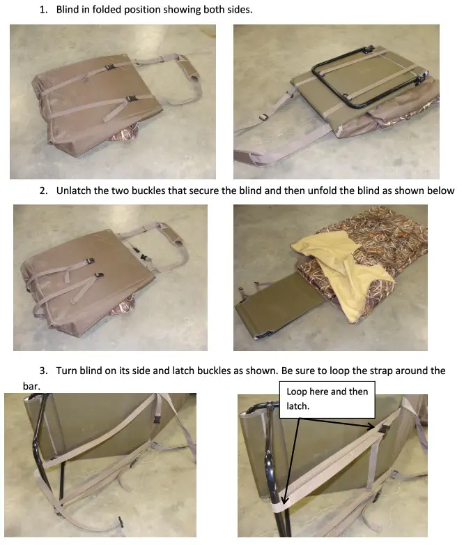 HUNTRITE 717808 Light-Weight Layout Blind - sniper