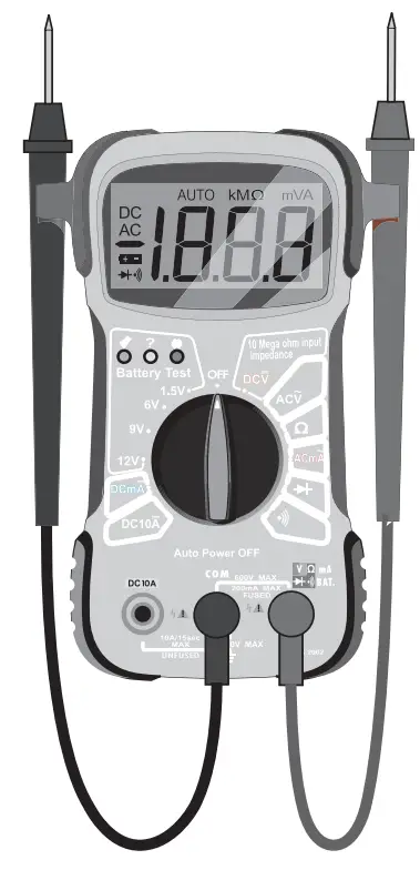 Install Bay 3320 Auto Ranging Digital Multimeter-