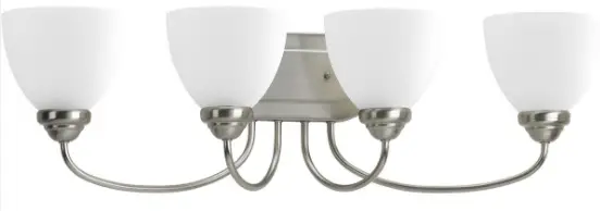 PROGRESS LIGHTING P2928-15 Heart 4 Light-30 inch-Polished-Chrome-Bath-Vanity-product-img