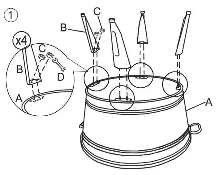 ASHLEY A4000209 Furniture Accent Cocktail Table - 1