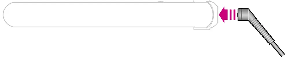 Charging your straightener