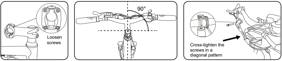 Install the handlebar Step 