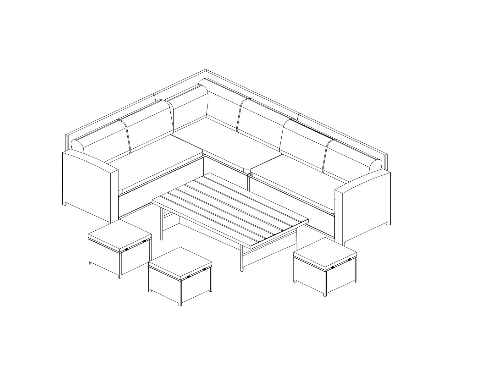 Costway Hw67190 7 Pcs Sofa Set User Manual