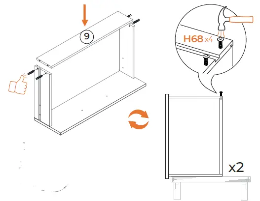 Signature DESIGN EA1864-150 Ashley Living Room Socalle Storage Bench 17