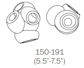 BOCCI 100.1mo Mini Outie Canopy - 2