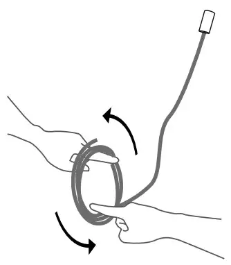 BOCCI 100.1mo Mini Outie Canopy - carefully uncoil the