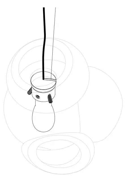 BOCCI 100.1mo Mini Outie Canopy - pendant hardware