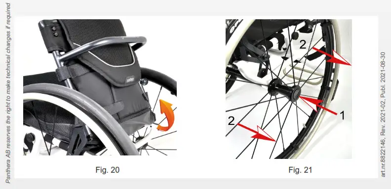 panthera U3 Light Ultra Lightweight Portable Wheelchair - fig 11