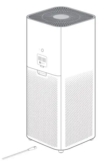 Xiaomi Smart Air Purifier 4 Pro - Connecting to an electrical outlet